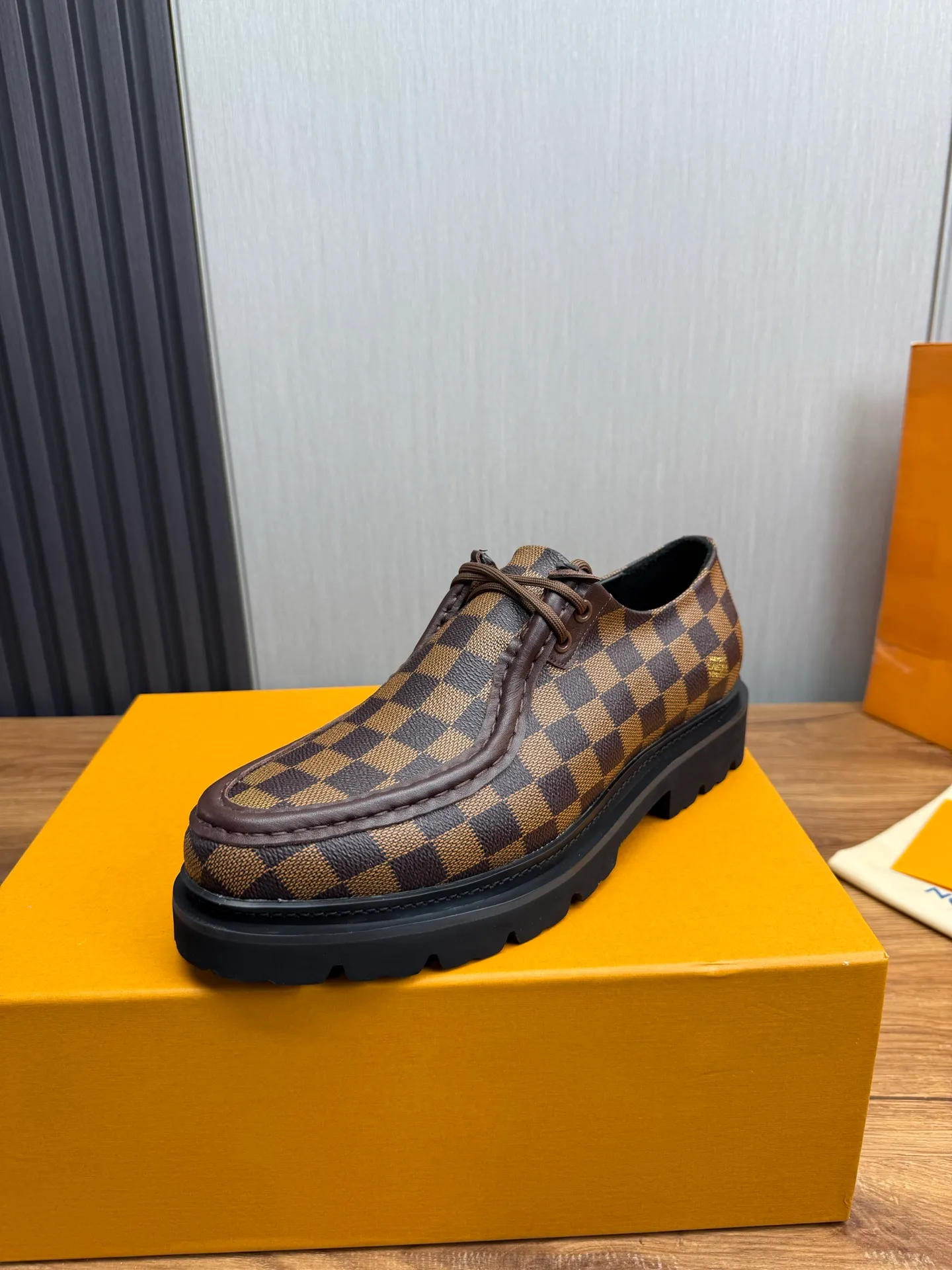 Factory 680💰 LV. Men's business casual leather shoes, all made of imported original brand leather, just to create a more comfortable wearing experience, original non-slip and wear-resistant outsole ✔️16-45 (38.45 non-returnable)